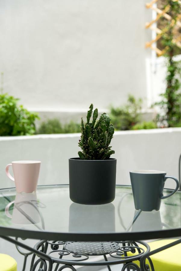 Central Cozy Studio With A Secret Garden Athene Buitenkant foto