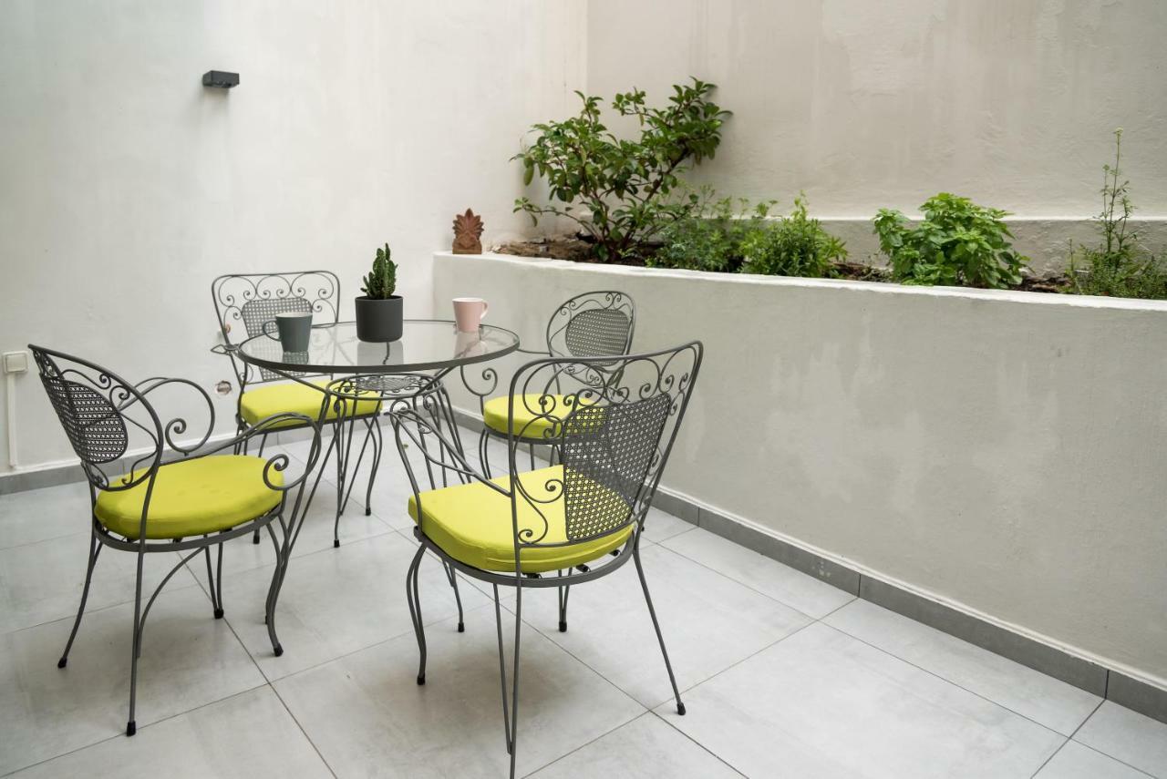 Central Cozy Studio With A Secret Garden Athene Buitenkant foto